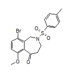 9-Bromo-6-methoxy-2-tosyl-3,4-dihydro-1H-benzo[c]azepin-5(2H)-one