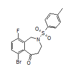 6-Bromo-9-fluoro-2-tosyl-3,4-dihydro-1H-benzo[c]azepin-5(2H)-one