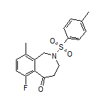 6-Fluoro-9-methyl-2-tosyl-3,4-dihydro-1H-benzo[c]azepin-5(2H)-one