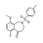 6-Fluoro-9-methoxy-2-tosyl-3,4-dihydro-1H-benzo[c]azepin-5(2H)-one