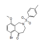 6-Bromo-9-methoxy-2-tosyl-3,4-dihydro-1H-benzo[c]azepin-5(2H)-one