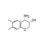 (3S,4S)-4-Amino-6,7-dimethylchroman-3-ol