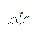 (3R,4R)-4-Amino-6,7-dimethylchroman-3-ol