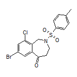 7-Bromo-9-chloro-2-tosyl-3,4-dihydro-1H-benzo[c]azepin-5(2H)-one