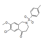 7-Chloro-8-methoxy-2-tosyl-3,4-dihydro-1H-benzo[c]azepin-5(2H)-one