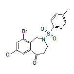 9-Bromo-7-chloro-2-tosyl-3,4-dihydro-1H-benzo[c]azepin-5(2H)-one