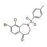 8-Bromo-9-chloro-2-tosyl-3,4-dihydro-1H-benzo[c]azepin-5(2H)-one