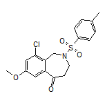 9-Chloro-7-methoxy-2-tosyl-3,4-dihydro-1H-benzo[c]azepin-5(2H)-one