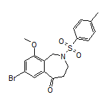 7-Bromo-9-methoxy-2-tosyl-3,4-dihydro-1H-benzo[c]azepin-5(2H)-one