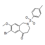 7-Bromo-8-methoxy-2-tosyl-3,4-dihydro-1H-benzo[c]azepin-5(2H)-one