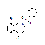 9-Bromo-6-methyl-2-tosyl-3,4-dihydro-1H-benzo[c]azepin-5(2H)-one