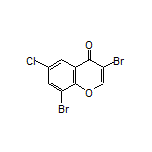 3,8-Dibromo-6-chloro-4H-chromen-4-one