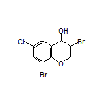 3,8-Dibromo-6-chlorochroman-4-ol