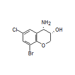 (3S,4S)-4-Amino-8-bromo-6-chlorochroman-3-ol