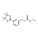3-(3-Ethoxy-3-oxopropyl)phenylboronic Acid Pinacol Ester