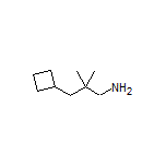 3-Cyclobutyl-2,2-dimethyl-1-propanamine