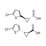 trans-2-(5-Chlorothiophen-2-yl)cyclopropanecarboxylic Acid