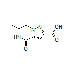 6-Methyl-4-oxo-4,5,6,7-tetrahydropyrazolo[1,5-a]pyrazine-2-carboxylic Acid