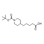 5-(1-Boc-4-piperidyl)pentanoic Acid