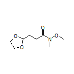 3-(1,3-Dioxolan-2-yl)-N-methoxy-N-methylpropanamide