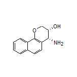 (3R,4R)-4-Amino-3,4-dihydro-2H-benzo[h]chromen-3-ol