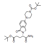 tert-Butyl (S)-5-Amino-4-[5-(4-Boc-piperazin-1-yl)-1-oxoisoindolin-2-yl]-5-oxopentanoate