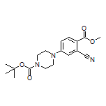 Methyl 4-(4-Boc-piperazin-1-yl)-2-cyanobenzoate