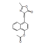 4-[[2-Methyl-5-oxooxazol-4(5H)-ylidene]methyl]-1-naphthyl Acetate