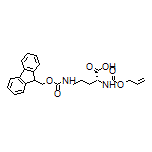 (R)-5-(Fmoc-amino)-2-[[(allyloxy)carbonyl]amino]pentanoic Acid