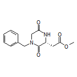 Methyl (R)-2-(4-Benzyl-3,6-dioxopiperazin-2-yl)acetate