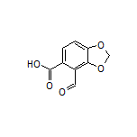 4-Formylbenzo[d][1,3]dioxole-5-carboxylic Acid