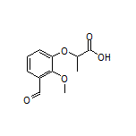 2-(3-Formyl-2-methoxyphenoxy)propanoic Acid