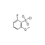 2-Fluoro-6-methoxy-1-benzenesulfonyl Chloride