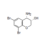 (3S,4S)-4-Amino-6,8-dibromochroman-3-ol