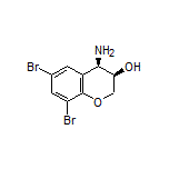 (3R,4R)-4-Amino-6,8-dibromochroman-3-ol