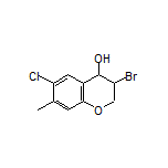 3-Bromo-6-chloro-7-methylchroman-4-ol