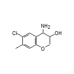 4-Amino-6-chloro-7-methylchroman-3-ol