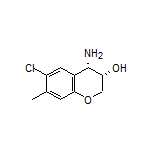 (3S,4S)-4-Amino-6-chloro-7-methylchroman-3-ol