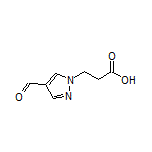 3-(4-Formyl-1-pyrazolyl)propanoic Acid