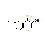 (3R,4R)-4-Amino-6-ethylchroman-3-ol