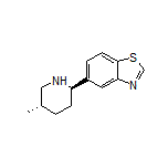 5-[(2R,5S)-5-Methyl-2-piperidyl]benzo[d]thiazole