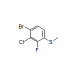 4-Bromo-3-chloro-2-fluorothioanisole