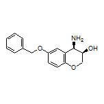 (3R,4R)-4-Amino-6-(benzyloxy)chroman-3-ol