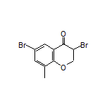 3,6-Dibromo-8-methylchroman-4-one