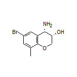 (3S,4S)-4-Amino-6-bromo-8-methylchroman-3-ol