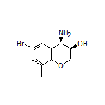 (3R,4R)-4-Amino-6-bromo-8-methylchroman-3-ol