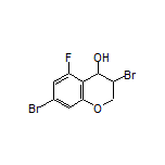 3,7-Dibromo-5-fluorochroman-4-ol