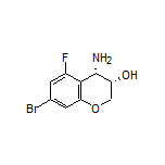 (3S,4S)-4-Amino-7-bromo-5-fluorochroman-3-ol