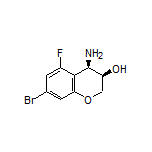 (3R,4R)-4-Amino-7-bromo-5-fluorochroman-3-ol