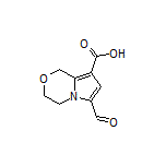 6-Formyl-3,4-dihydro-1H-pyrrolo[2,1-c][1,4]oxazine-8-carboxylic Acid